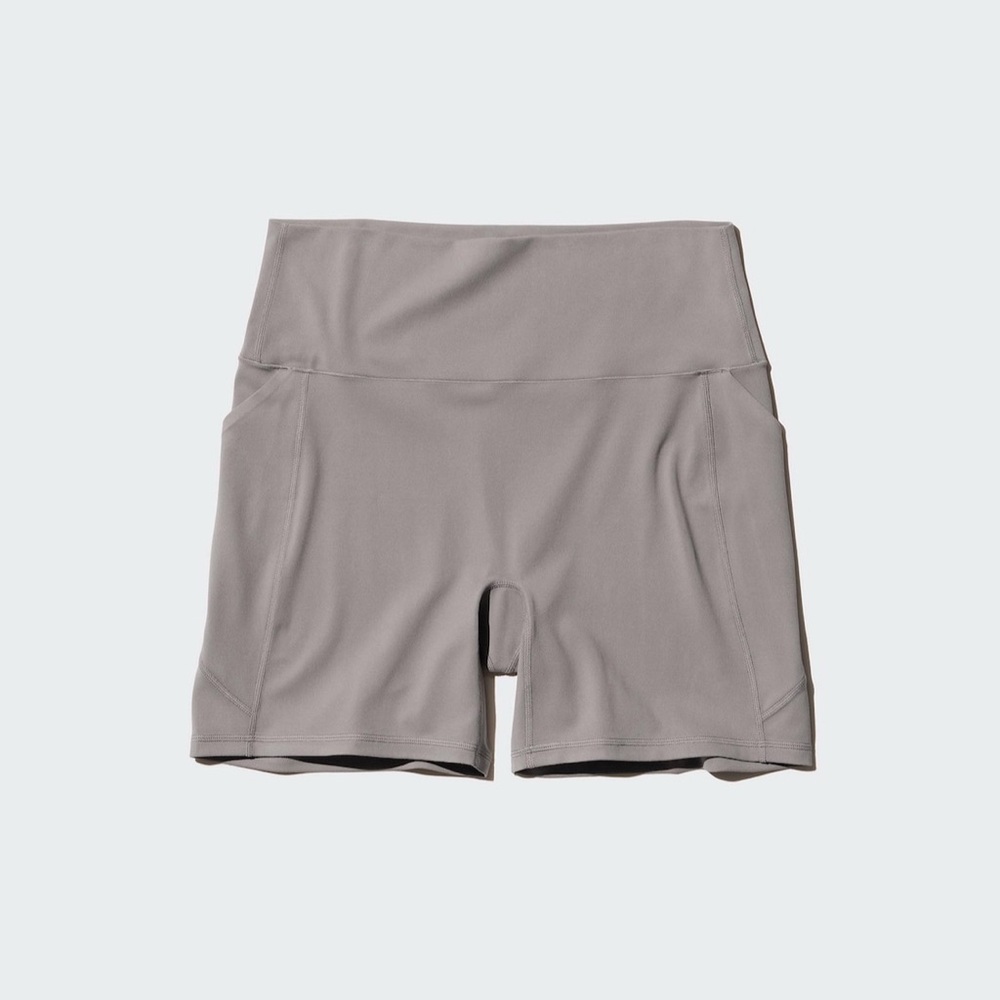 Uniqlo Gym/Bike Shorts Gray with pockets